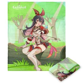 Genshin Impact Character 036 Amber Silk Touch Throw Blanket 50 x 70 inches