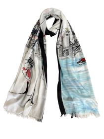 Paris City Artistry Scarf