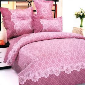 Blancho Bedding - [Black Tea Story] 100% Cotton 5PC Bed In A Bag (Twin Size)