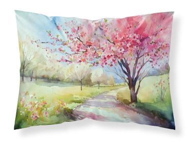 NEW Michigan Apple Blossoms in Watercolor Standard Pillowcase Lightweight Super Soft Easy Care Decorative Artwork Pillowcase, Standard