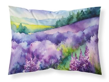 New Hampshire Purple Lilac in Watercolor Standard Pillowcase Lightweight Super Soft Easy Care Decorative Artwork Pillowcase, Standard