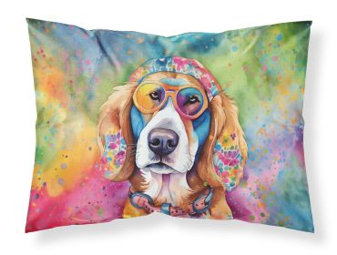 Hippie Dawg Standard Pillowcase Lightweight Super Soft Easy Care Decorative Artwork Pillowcase, Standard