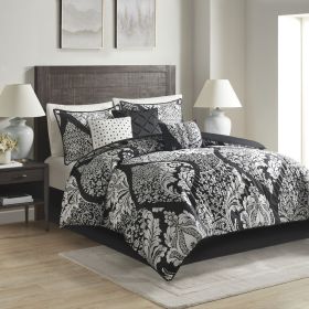 7 Piece Cotton Printed Comforter Set