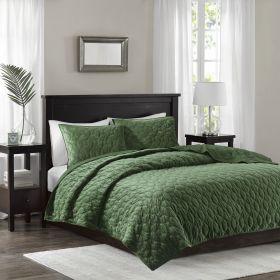 3 Piece Velvet Quilt Set