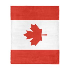 Canada Flag Silk Touch Throw Blanket 50x60 inches