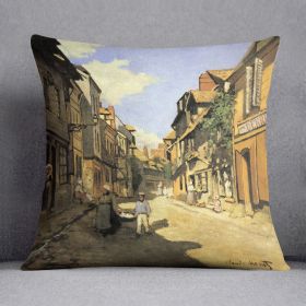 Street of Bavolle 2 by Monet Cushion (Insert: With Insert, size: 16" X 16")
