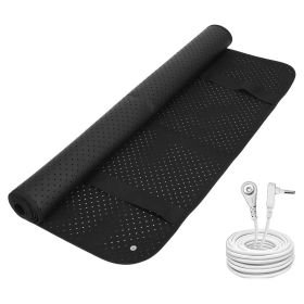 Grounding Mat For Desk Bed For Sleep Energy Pain Relief Indoor Conductive Grounding Mat Anti-Slip PU Leather Grounding Mattress for Overall Well- (Size Option: Queen)